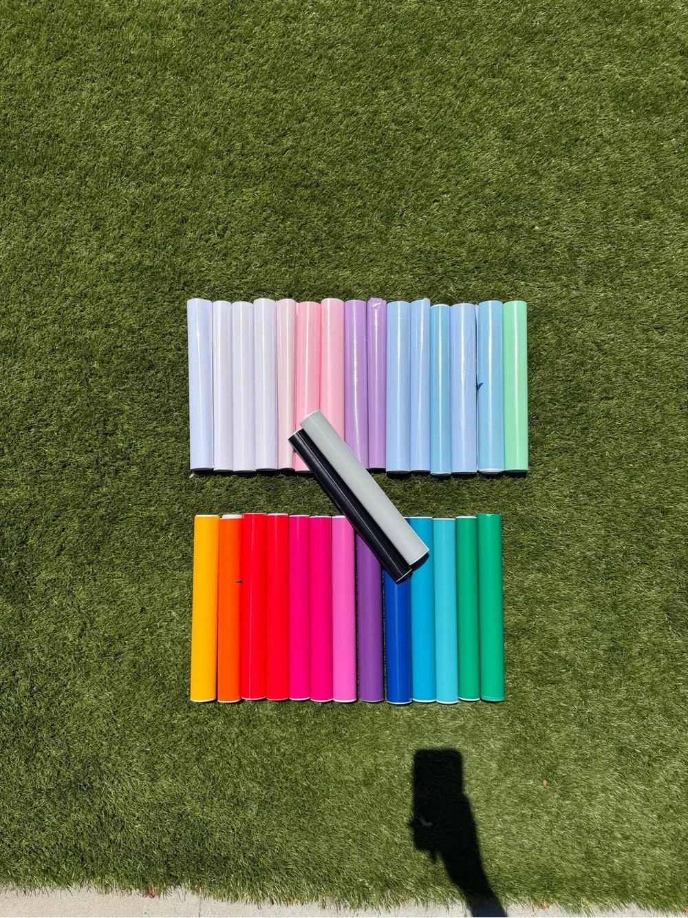 Assorted Pastel and Bright Color Adhesive Vinyl- Multipack